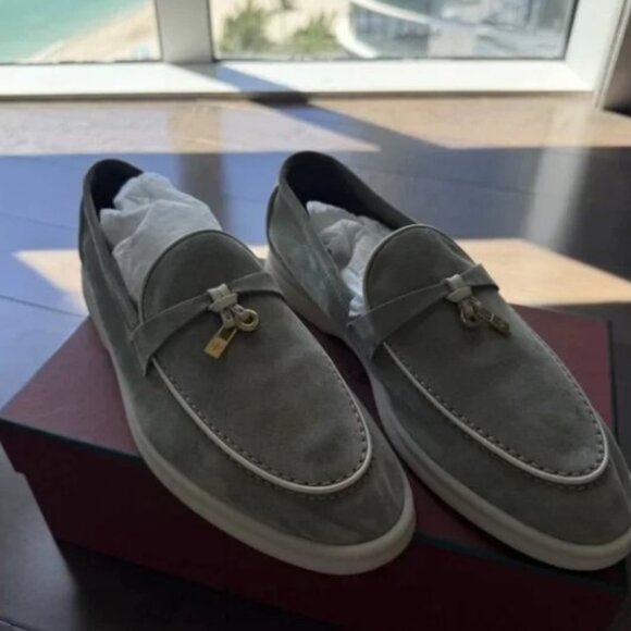 Loro Piana Women’s Summer Walk charm Flats Loafer - Picture 2 of 7